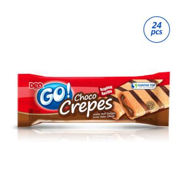 Siantar Top Deo Go! Crepes Chocolate Snack [9 g / 24 pcs/ pak]