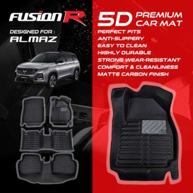 Fusion R Karpet Mobil 5D Wuling Almaz / Premium Car Carpet Carbon New Model