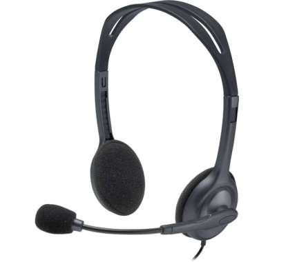 Logitech Headset H111 H 111 H-111 Stereo