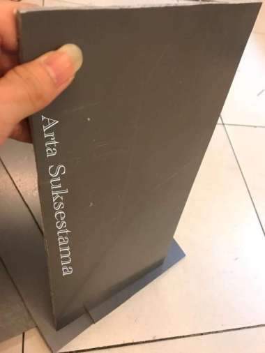 Plat PVC Abu-Abu 2mm custom ukuran / Plat PVC Grey Lembaran