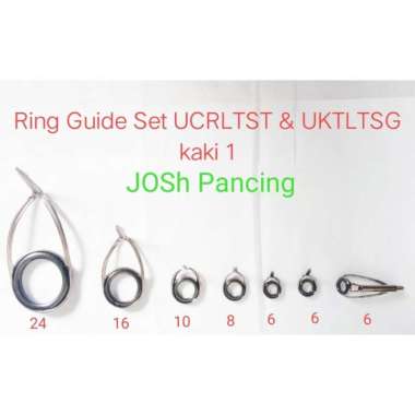Ring Guide set kaki 1 mamarit joran lengkap top cincin marit Torzite