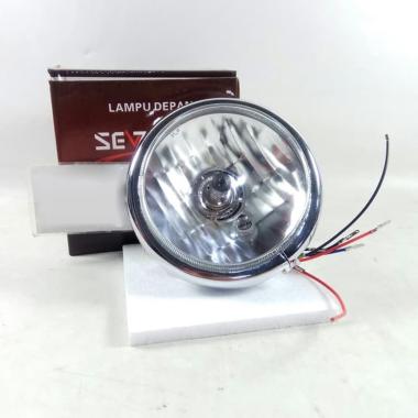Lampu Depan Reflektor Motor Seven H-4 for Honda CB chrome