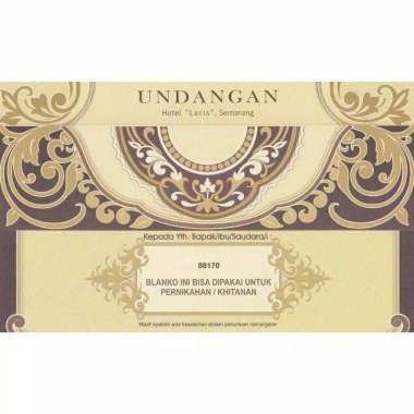 Undangan Blangko Erba 88170