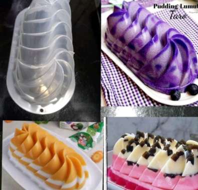 cetakan agar2/ loyang plastik / cetakan puding / loyang plastik ovale