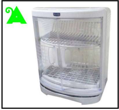Rak piring plastik rovega paloma
