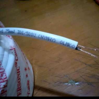 kabel listrik serabut 2 x 0,75 tembaga - kabel listrik HYO 2x0, 75 tembaga SNI per meter