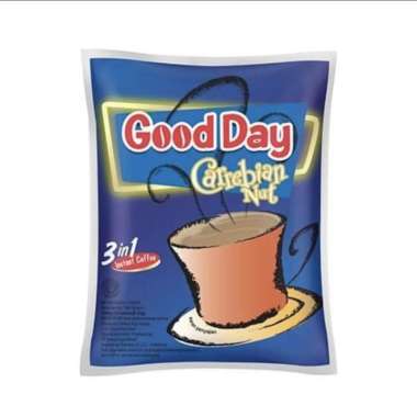 Promo Harga Good Day Instant Coffee 3 in 1 Carrebian Nut per 10 sachet 20 gr - Blibli