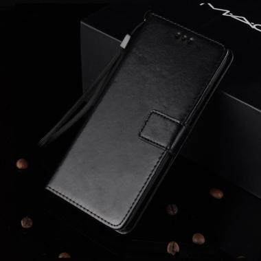 Leather Case Xiaomi Redmi GO Flip Cover - Xiaomi Redmi Go BLACK