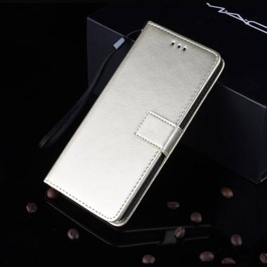 Leather Case Xiaomi Redmi GO Flip Cover - Xiaomi Redmi Go GOLD