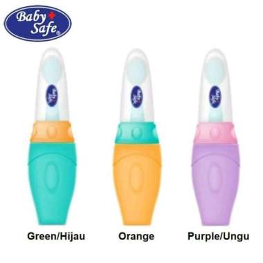 Baby Safe JP029 Botol Sendok Bottle Spoon Soft Squeez Orange
