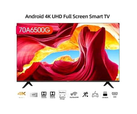 HISENSE 70A6100K Led Tv 70 inch Smart Android 11.0 4k Uhd Dolby Vision Dolby Atmos Tv