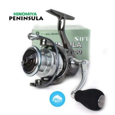 Reel Hinomiya PENINSULA 3000 Power Handle | Pancing Spinning TERBAIK Multicolor