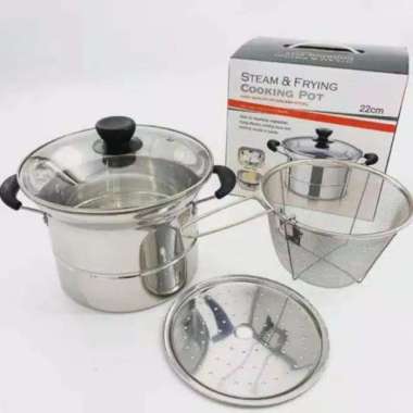 PANCI 3 IN 1/COOKING POT 3 IN 1/DEEP FRYER/PANCI KUKUS,GORENG,REBUS