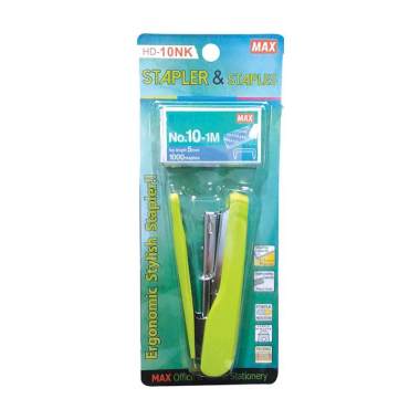 Max HD-10NK Stapler & Staples LIGHT GREEN