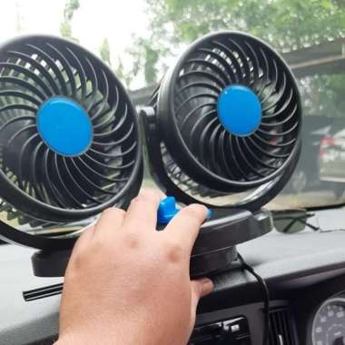 Kipas Angin Mobil 12 Volt - Kipas Angin Mobil Double Fan 12 Volt - Car