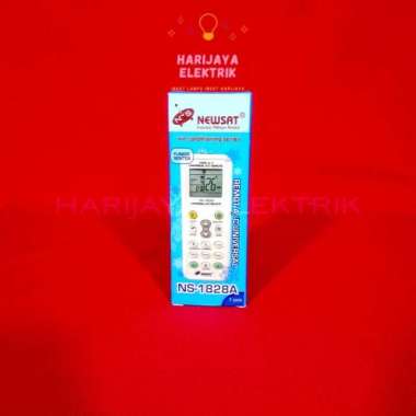 NEWSAT REMOTE AC UNIVERSAL NS1828A SEMUA MERK AIR CONDITIONER LG SHARP