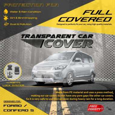 Body Cover Sarung Mobil Plastik WULING CONFERO FORMO Tebal Anti Air WATERPROOF