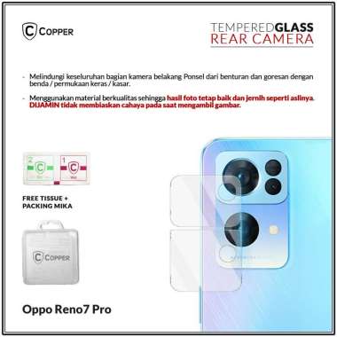 Oppo Reno 7 Pro - Copper Tempered Glass Kamera