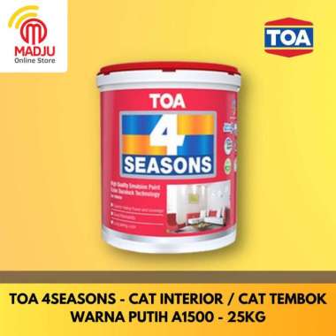 TOA 4SEASONS - CAT INTERIOR / CAT TEMBOK WARNA PUTIH A1500 - 25KG 8058Bloomsburry