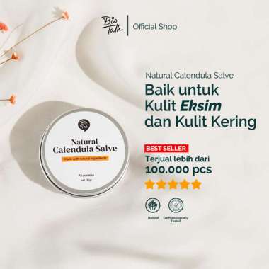 Bio Talk BPOM Calendula Salve for eczema and dry skin | No Steroid salep eksim