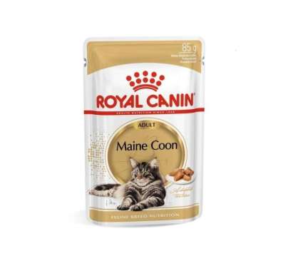 Cat Food Royal Canin Maine Coon Adult Pouch 85gr / Makanan Kucing Basah Mainecoon