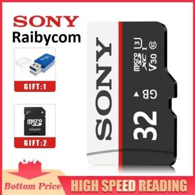 Micro SD 32 GB SONY Memory Card 32GB Kartu Memori HP 32 Giga + Adapter