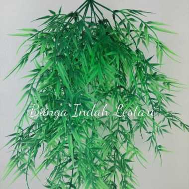 DAUN RAMBAT JUNTAI BAMBU ARTIFICIAL PLASTIK HIAS DEKORASI