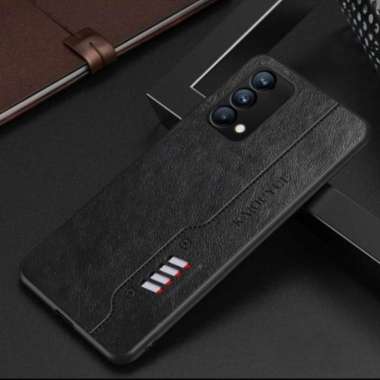 OPPO A95 SOFT CASE KULIT SLIM DESAIN ORIGINAL CASING Merah