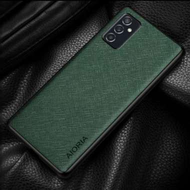 SOFT CASE SAMSUNG M52 5G CASING JEANS LEATHER AIORIA ORIGINAL CASING Hijau