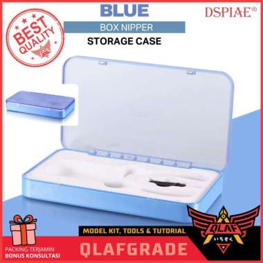 BOX NIPPER BLUE Biru Kotak Penyimpan Nipper Case dspiae