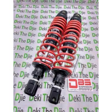 DBS 744 Shock Shockbreaker CNC-Series Honda All New PCX 150 [Original] BLACK RED