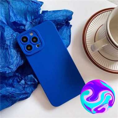 SoftCase Casing Macaron Pro Camera iPhone 14 Pro Max, 14 Max/Plus, 14 Pro, 14 IPHONE 14 PRO MAX BIRU