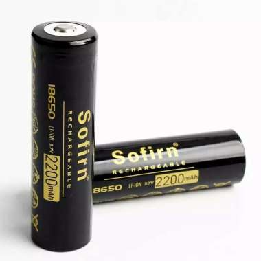 SOFIRN 18650 2200mAh BATTERY BATERAI 3.7 VOLT BUTTON TOP
