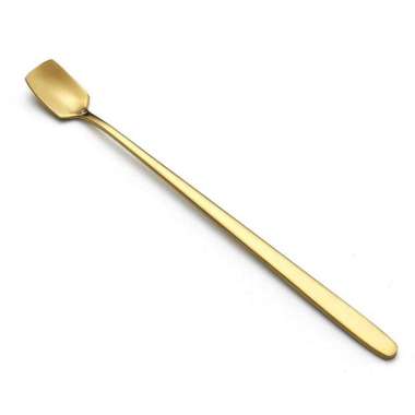 Sendok Kopi Teh Spoon Stainless Steel Gold Gold
