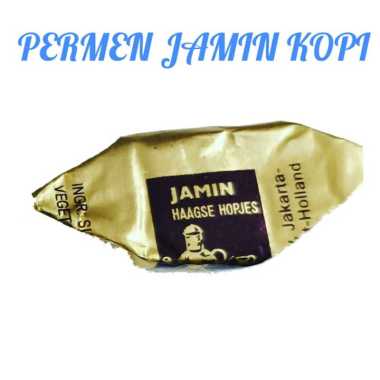 Permen Jamin Hopjes / Permen Kopi Hopjes Jadoel / Permen Jadul Kopi / Coffee Candy 50 Pcs