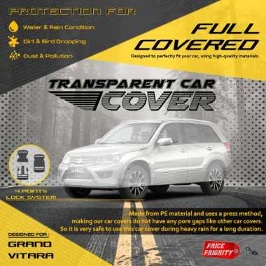 Body Cover Sarung Mobil Plastik GRAND VITARA Tebal Anti Air WATERPROOF