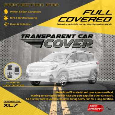 Body Cover Sarung Mobil Plastik SUZUKI XL7 Tebal Anti Air WATERPROOF
