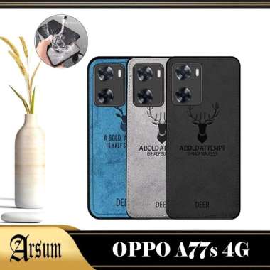 PROMO Case OPPO A77s 4G 2022 Softcase Deer Bermotif jeans New Casing OPPO A77s 4G 2022 OPPO A77s 5G 
