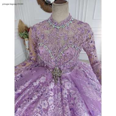 Baju pakaian gaun pengantin busana pernikahan wanita gown dress wedding dress muslim perempuan hijab