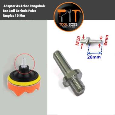 ADAPTOR AS ARBOR PENGUBAH BOR JADI GERINDA POLES AMPLAS