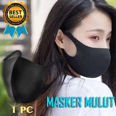 Masker Mulut 1 Pc Penutup Pelindung Mulut Hidung Bisa Dicuci Washable Anti Kuman Bakteri Debu Polusi