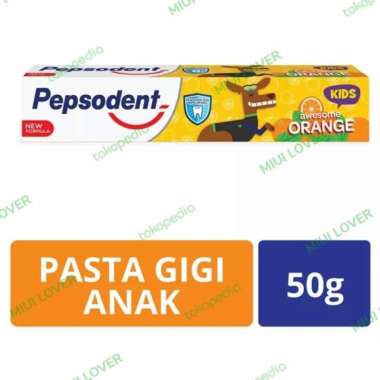 Promo Harga Pepsodent Pasta Gigi Kids Orange 50 gr - Blibli