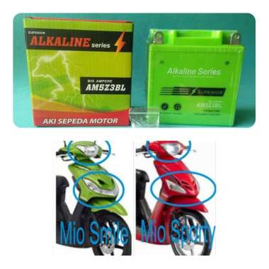 Aki Motor Mio Sporty/ Smile