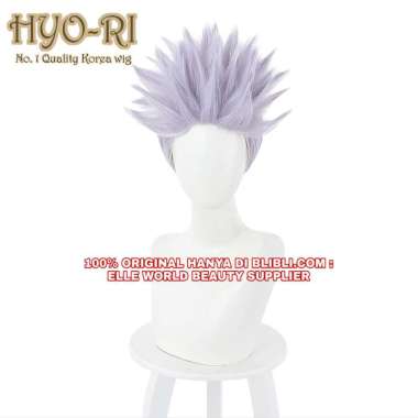 READY STOCK - WIG GOJO SATORU WIG GOJOU SATORU WIG SATORU GOJO WIG SATORU GOJOU WIG COSPLAY ANIME JU