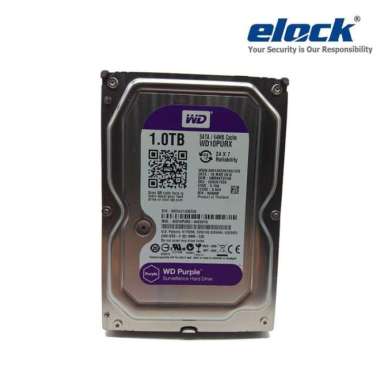 ELOCK | 1TB Hard Disk WD Purple | For CCTV