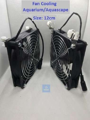 Fan Cooling Kipas Pendingin Aquarium Aquascape Hening Angin Hyper 1Fan 8cm - Plus USB 12v