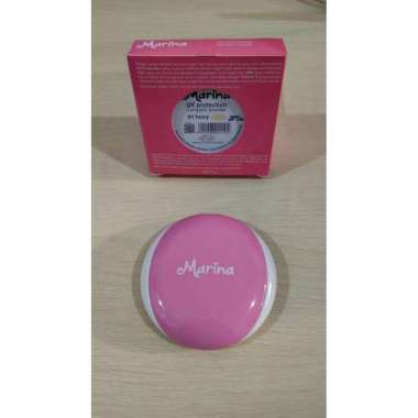 Bedak Marina Compact Powder 12 Gr OLIVE