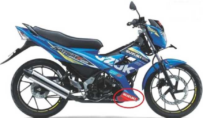 Stiker Original Cover Cowling Satria Fu Facelift