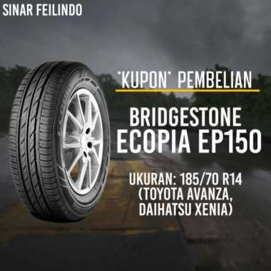 Ban Mobil Bridgestone Ecopia Ep150 185/70 R14 *Kupon*