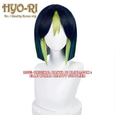 RAMBUT PALSU FULL WIG TIGHNARI ANIME GAME COSPLAY GENSHIN IMPACT WIG CEWEK